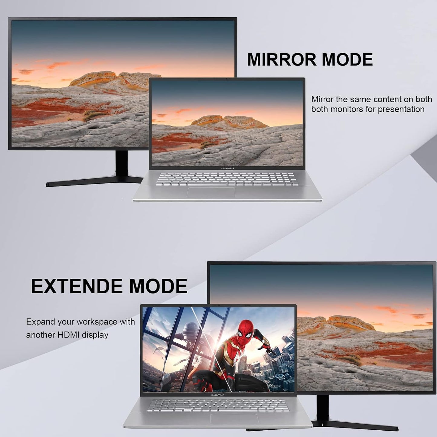 10 2-Pack, 4K Male(3840*2160,1920*1080) DisplayPort to HDMI Cable feet Display Port DP to HDMI HDTV Cord Adapter Male