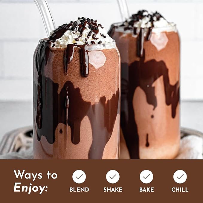 JUST INGREDIENTS Chocolate Protein Powder ??20-Serving Blend with 100% Grass-Fed Whey & Organic Plant Proteins ??Rich Cocoa Flavor ??Supports Muscle Recovery, Energy*