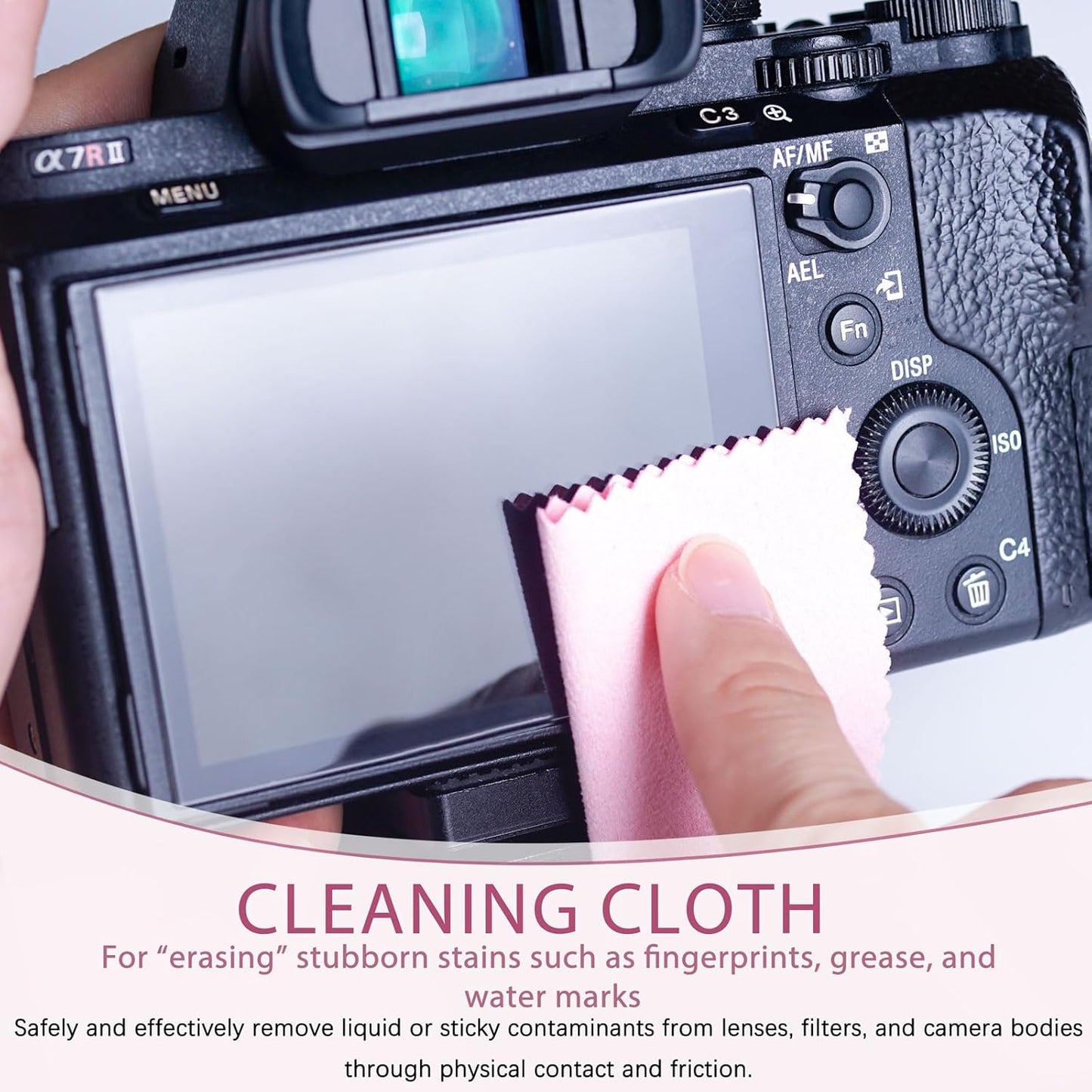 ZMYPPYA Set Camera Cleaning kit - Professional Camera Lens Cleaning Kit,Complete DSLR & Mirrorless Camera Sensor