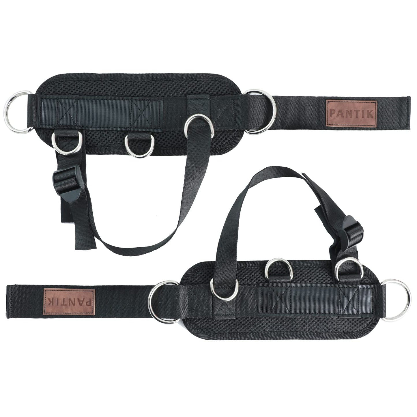 PANTIK Ankle Strap for Cable Machine Adjustable Cable Ankle Attachments for Gym Comfort fit Neoprene Padded Steel Double D-Ring Ankle Cuffs for Cable Kickbacks, Lift The Butts, Tone The Legs