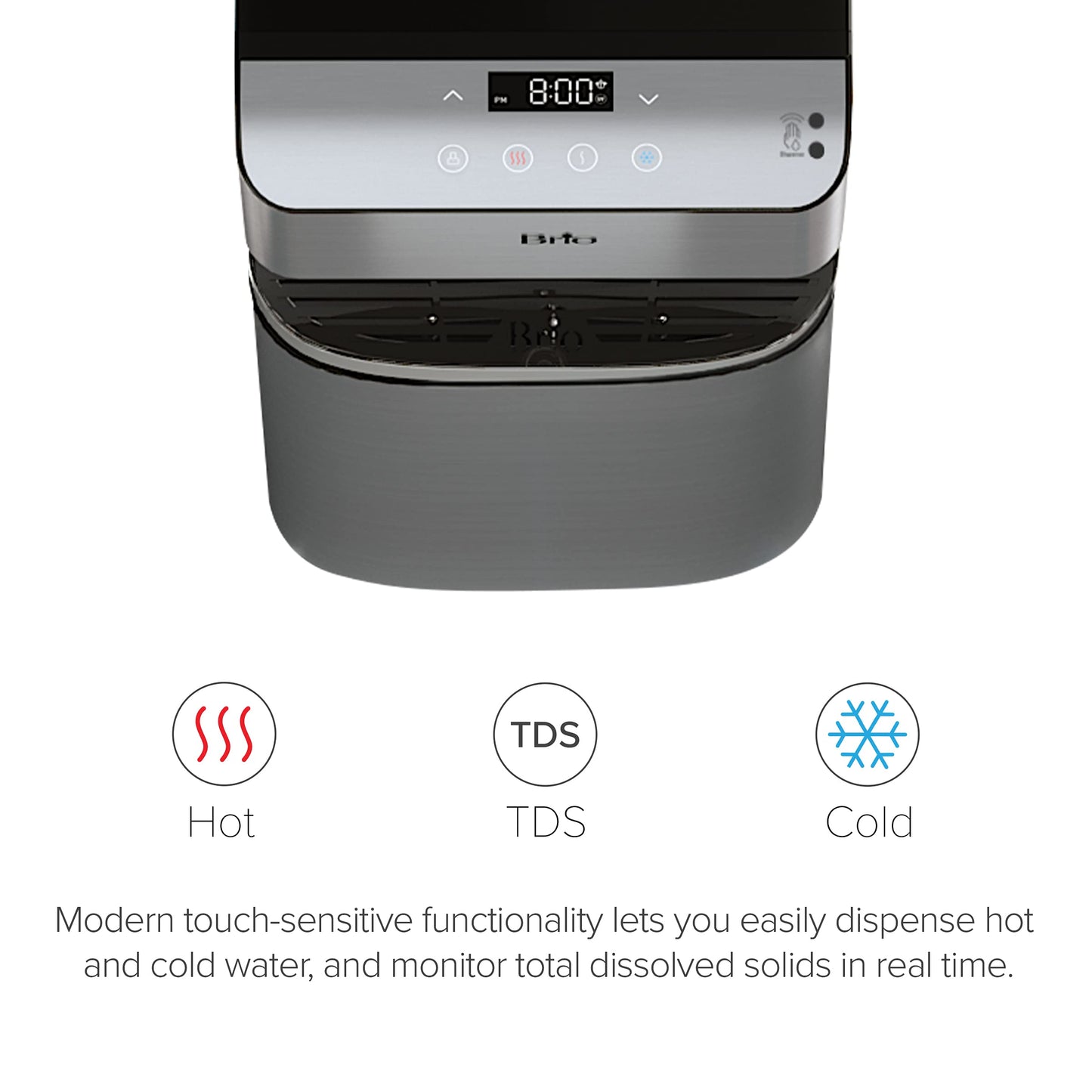 Brio Moderna Touch-Less Bottle-Less Water Cooler