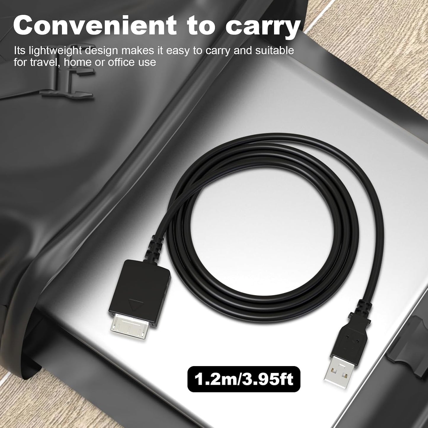 MP3 MP4 NWZ-A726 A728 A729 A815 A816 S616 S618 S716 S718 (4 Replacement Player Charger Charging Cord Compatible