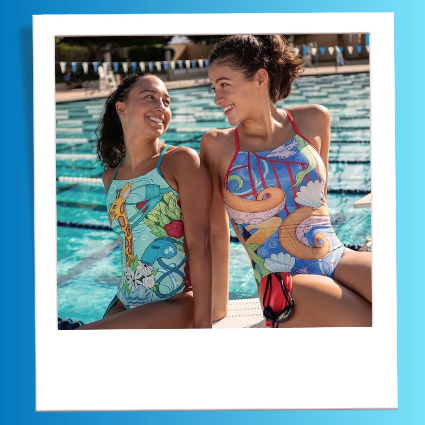 Sporti Micro Back One Piece Swimsuit (30, Dark Teal)