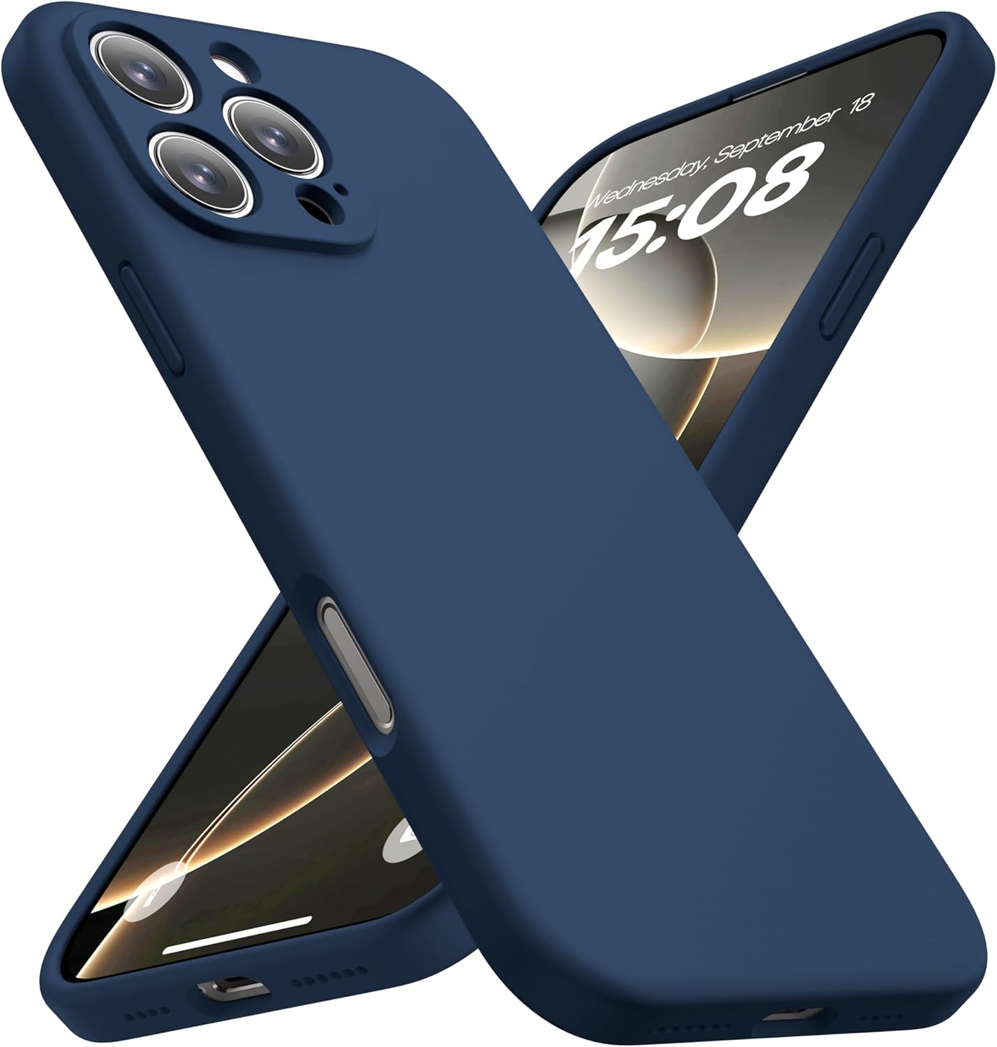 CellEver 16 Heavy-Duty Silicone Case for iPhone Pro [Camera Protection] [Anti-Oil Coating] Military Drop Protection