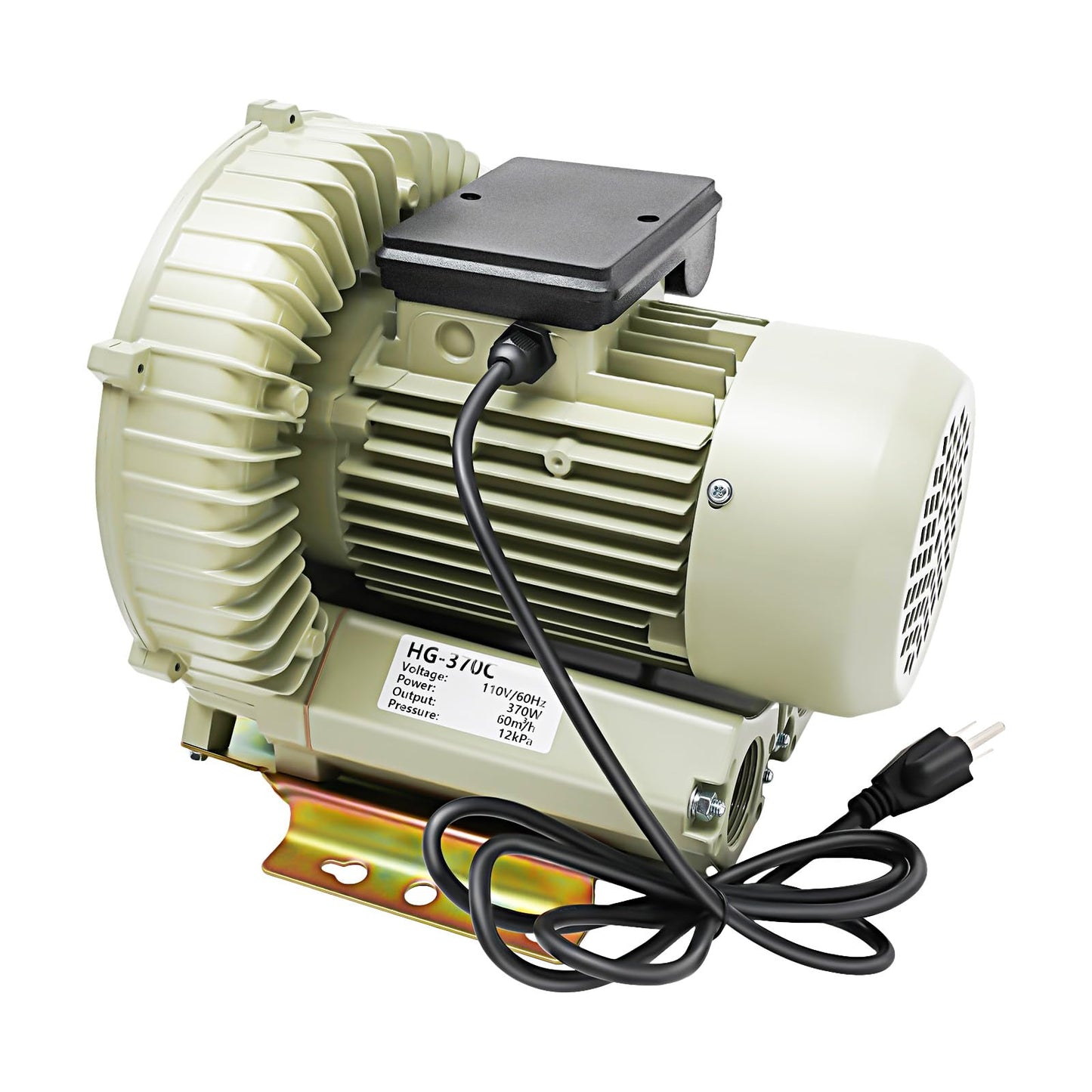 GUEYYSAN Aquaculture Vortex Air Blower, 370W Fish Air Pump Seafood Air Supply Machine for Fresh Food Market Aquarium Fish Ponds Field