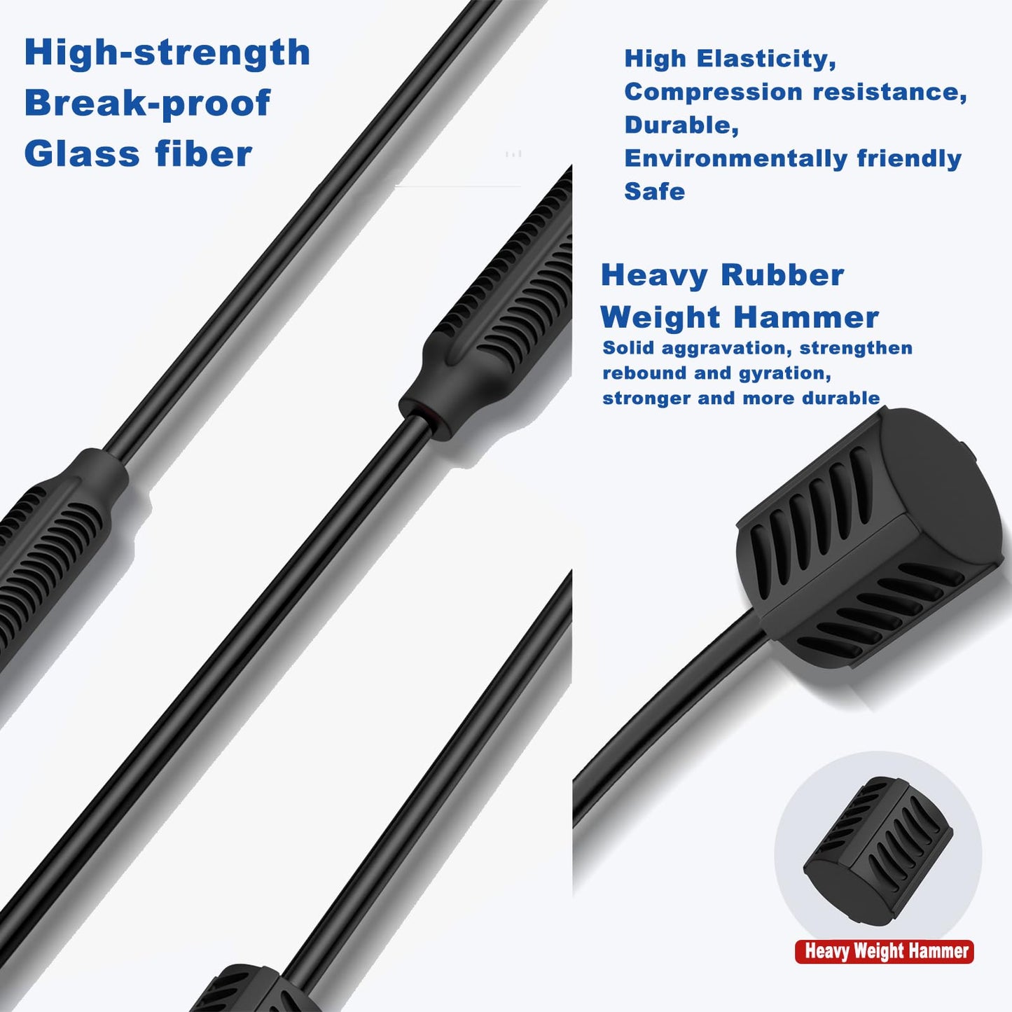 Yoga Starter Sets Elastic Fitness Bar Flexi Bar Resistance Band Bar Shoulder Tube Elastic Bar Elastic Exercise Bar Elastic Fitness Exercise Bar Elastic Bar Fitness Bar Training Fitness (Black)