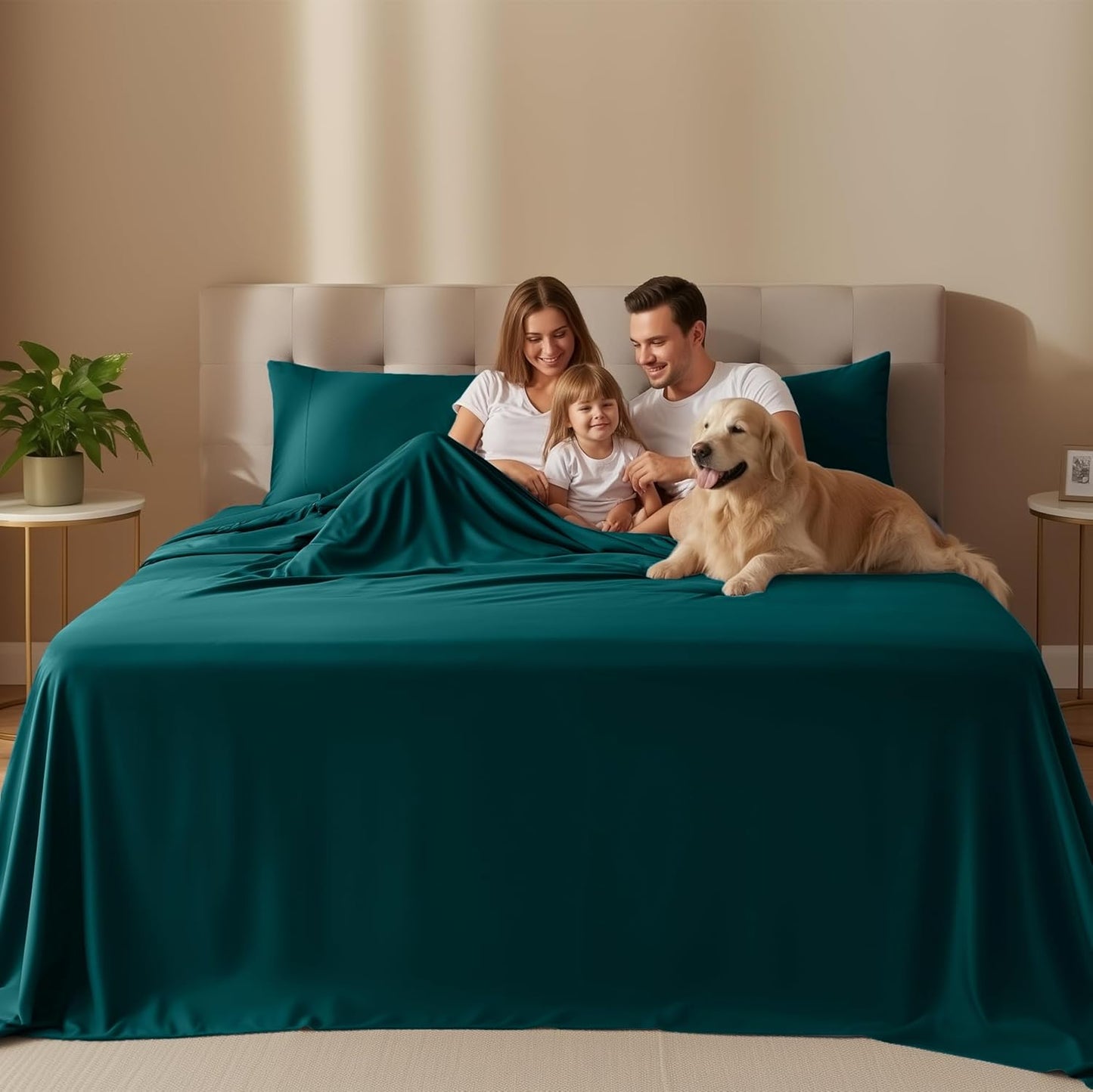 Utopia Bedding Twin Sheet Set - Soft & Breathable 3-Piece Microfiber Bed Sheets | Oeko-Tex Certified (Teal Green)