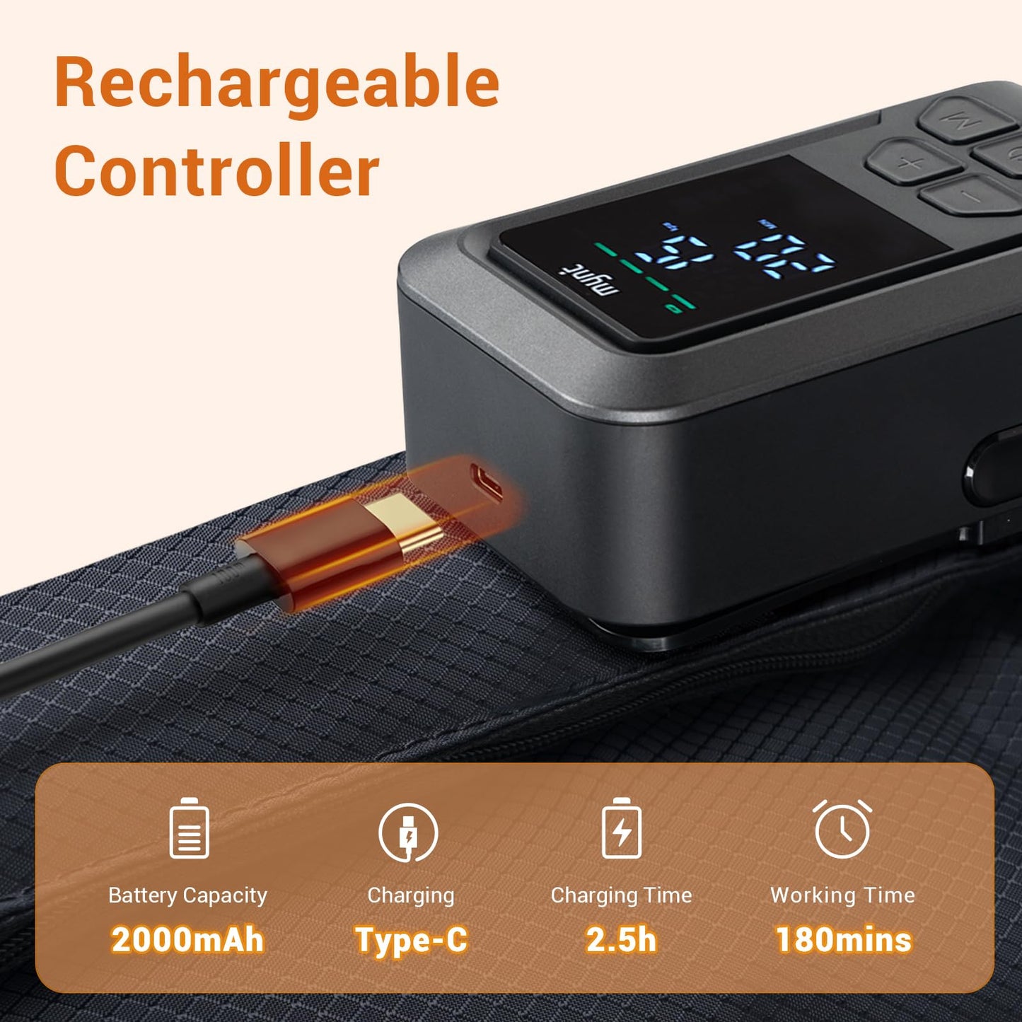 Mynt Full Leg Air Compression Massager, Sequential Cordless Compress Therapy Machine for Circulation Pain Relief, Rechargeable Leg Massage Recovery System with Multiple Modes & Intensities for Athlete