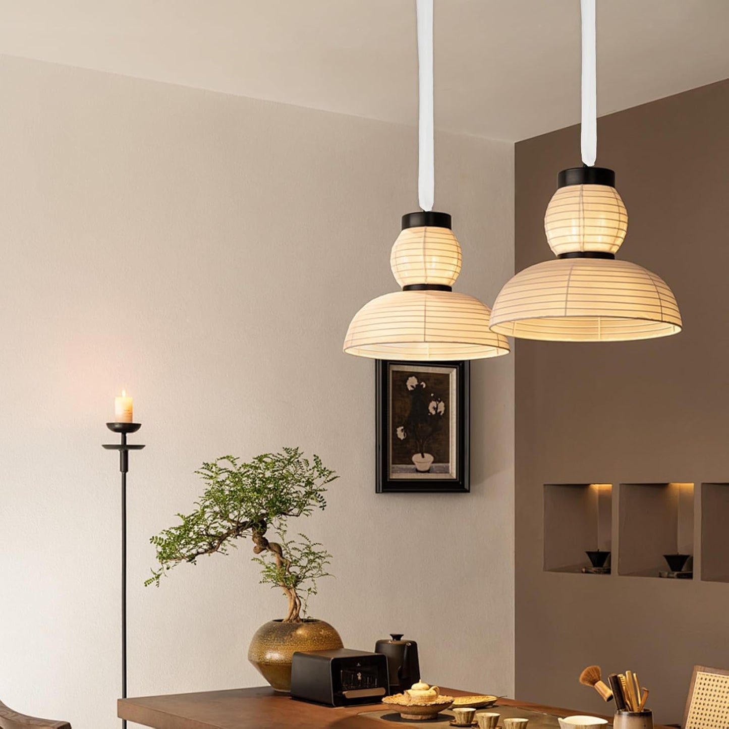 2 39.37 inches NICENEEDED PCS Chandelier Fabric Cord Cover, White Chandelier Chain CoverChain Cable Sleeve, Velvet