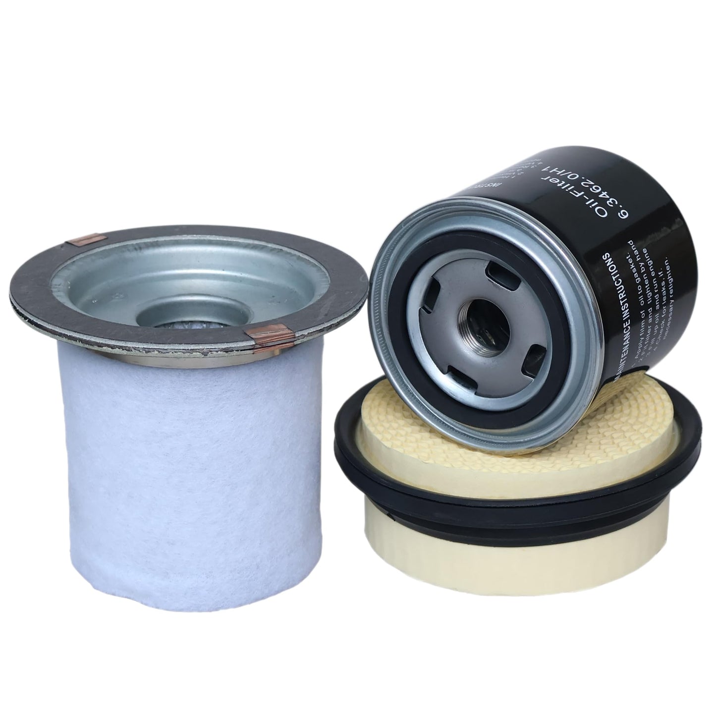 6.3795.0 Air-Oil Separator + 6.3462.0 Oil Filter + 6.4212.0 Air Filter,Filter Kit Compatible with M/SM Series Air Compressor Replacement Part