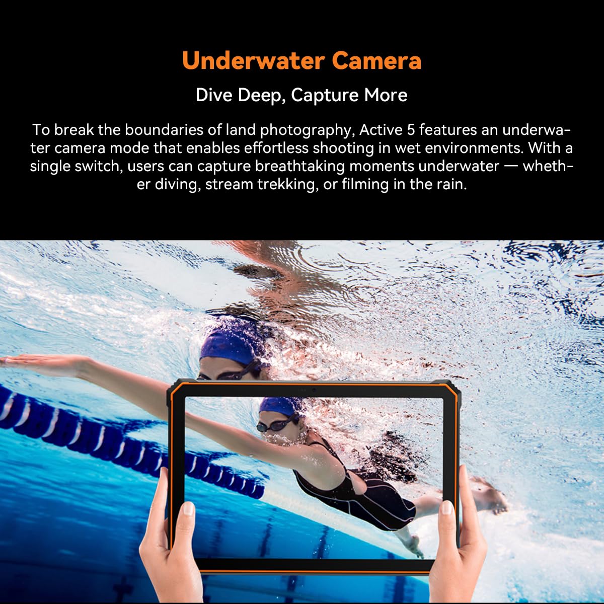 Blackview 9 inch Rugged Tablet, Android 15 Waterproof Tablet wirh Gemini AI, 18GB+128GB TF 2TB, 180Hz, IP68/IP69K, MIL-STD-810H Shockproof, 16MP+13MP, 18W/OTG/5G WiFi/GPS/NFC/TÜV/Face ID/Glove Mode