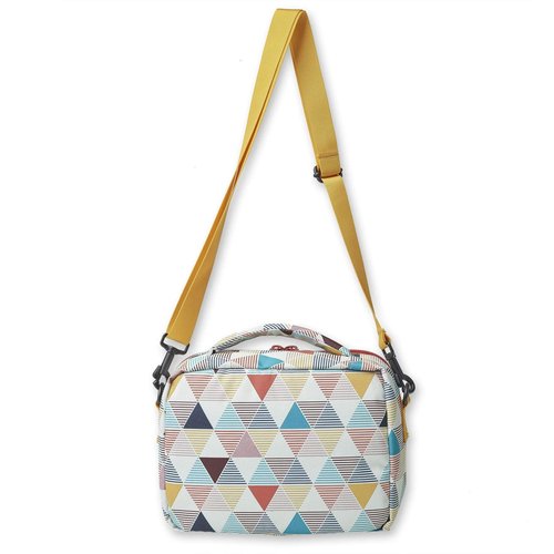 KAVU Lunch Box Insulated Padded Leak Proof Crossbody Meal Pack, Triblinds