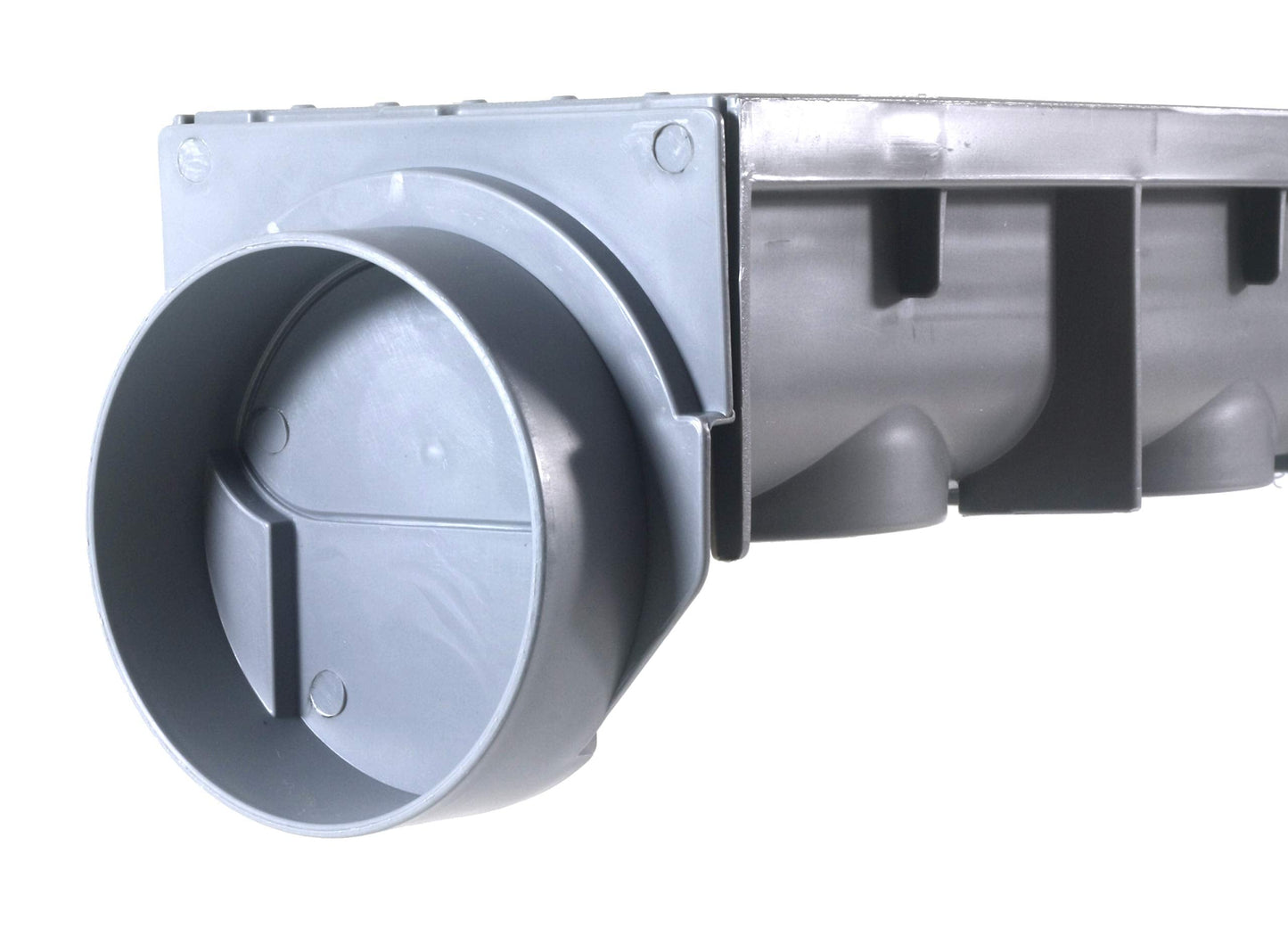 URA WATER - Model UA-100 - Drainage Trench Set - Channel Drain With Galvanized Steel Grate - 3 x 39" - (117" Total Length)
