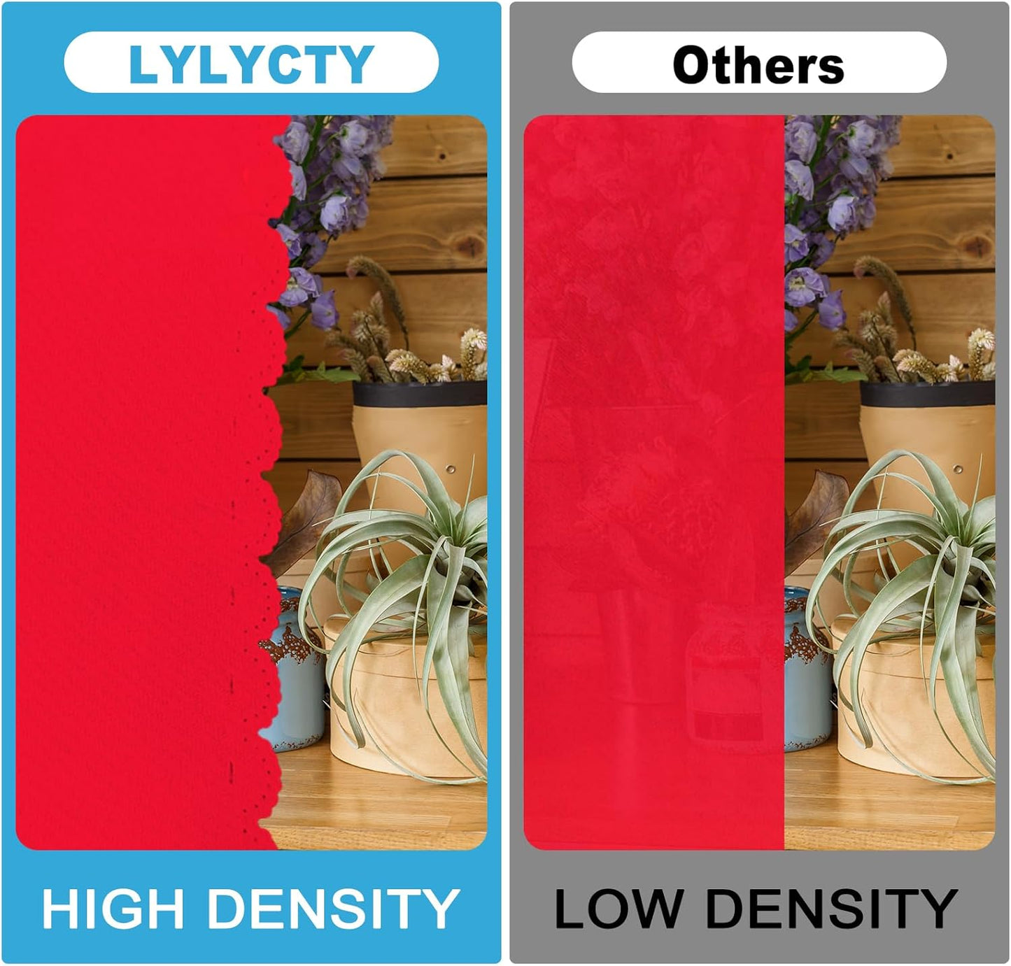 LYLYCTY 7X10 Red Backdrop for Photoshoot, Professional Photo Backdrop Background Curtain for Product Photography