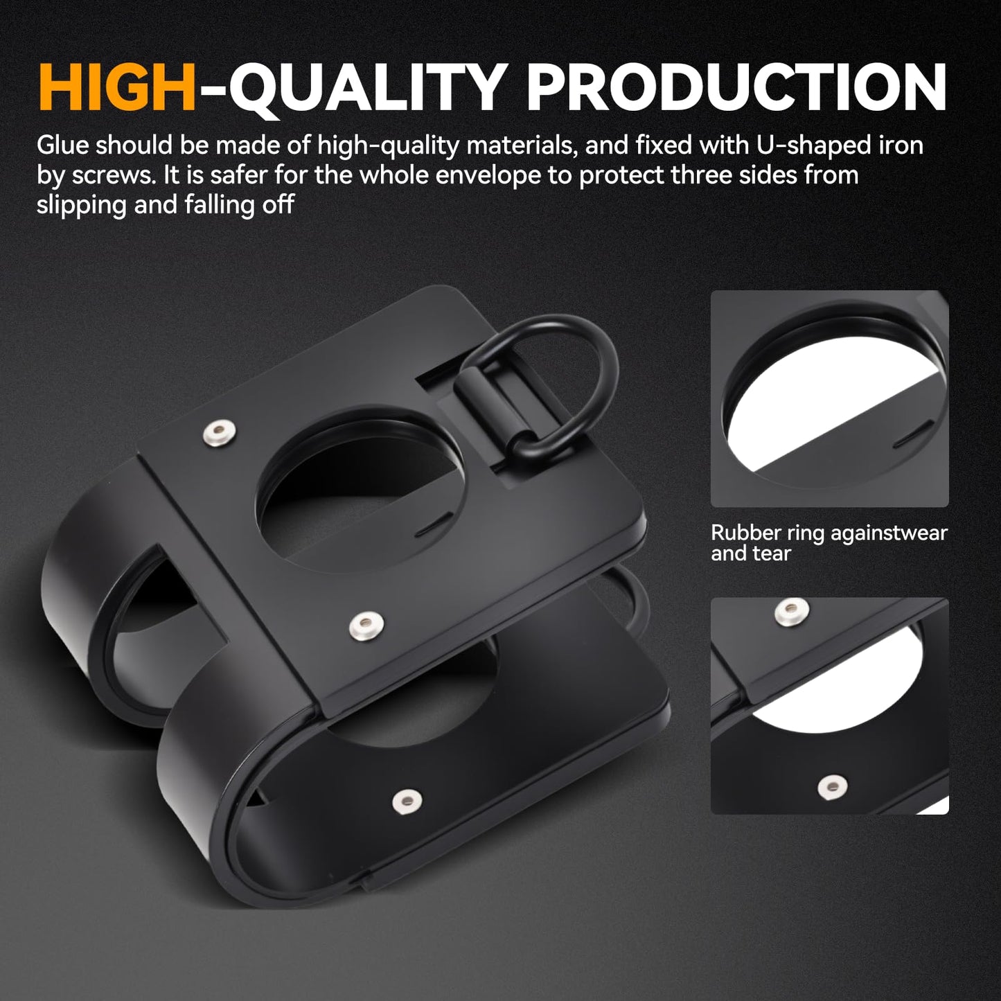 BROQIXIN 2 pcs Home Gym Clips : Load Dumbbells on Barbells, Turn Bars into Landmines, T-Bar Row with Any Grip, Hook Dumbbells on Dip Belts, Versatile Weightlifting Accessory