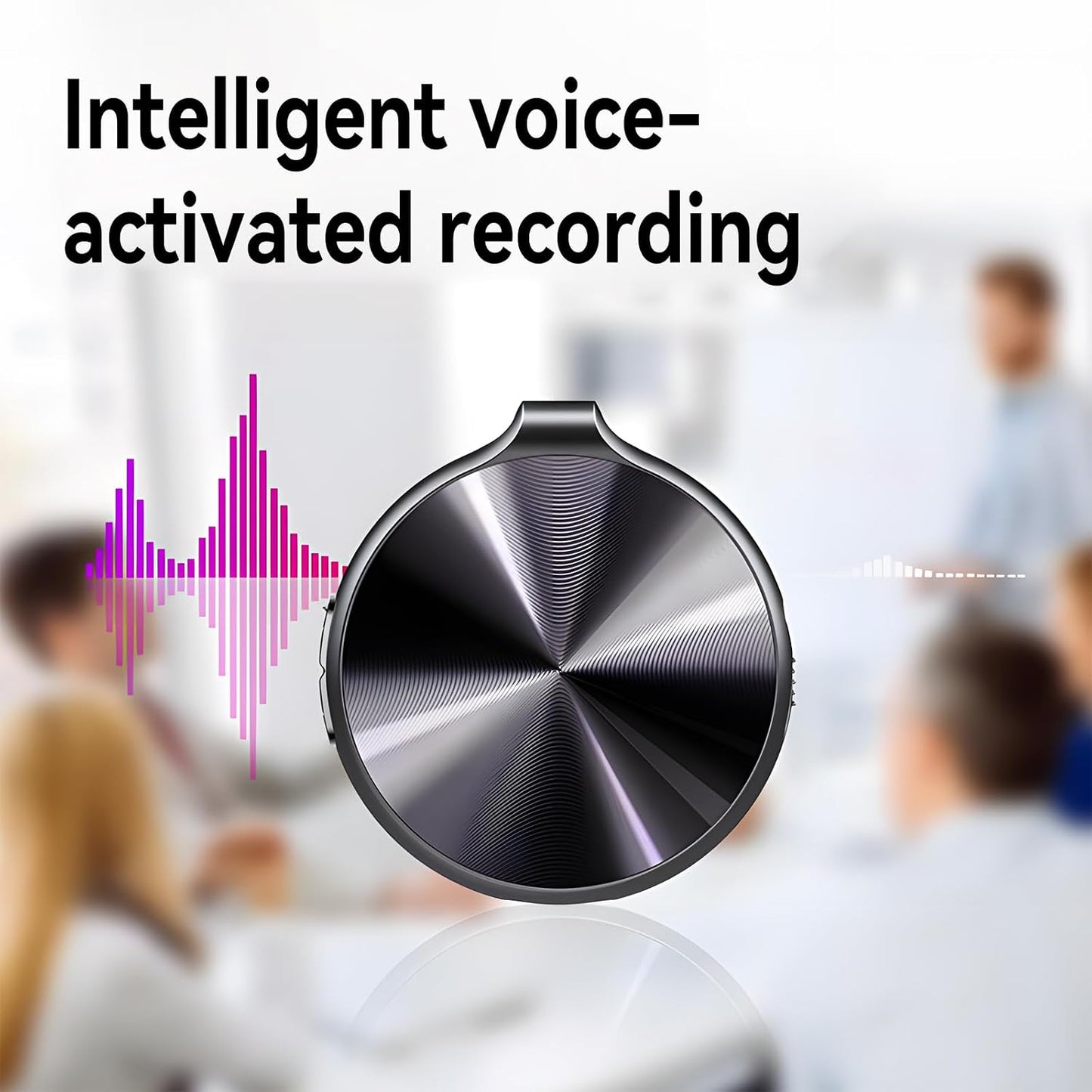 BINGONE (4 HD Smart Voice Recorder with One-Touch Recording & Playback, Recorder Noise Cancellation - Portable