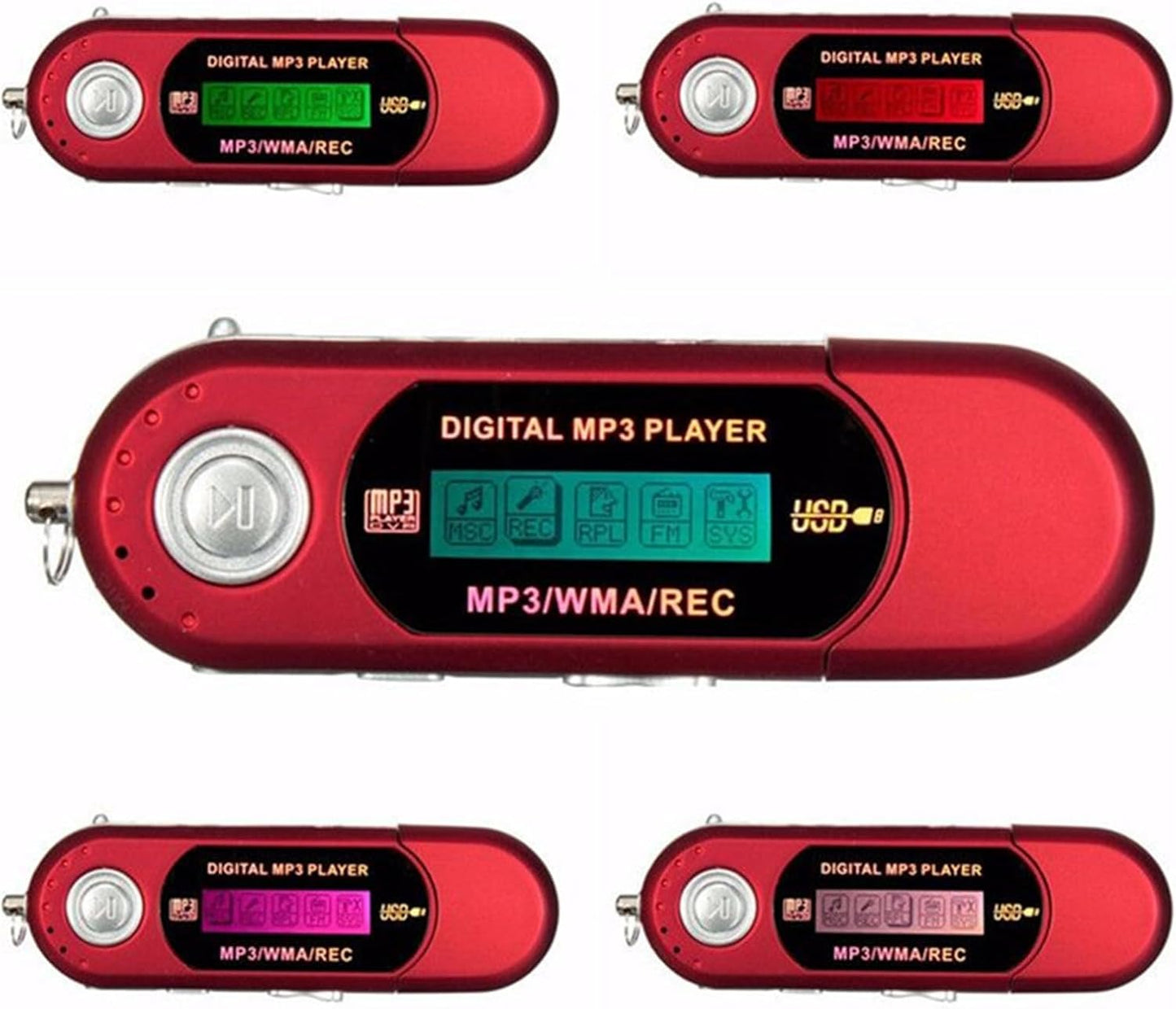 JINPIAOPIAO MP3 4G/8G Player with Builts in Memory Long Standbys Time and Display Screen Music Player Travel Friendly