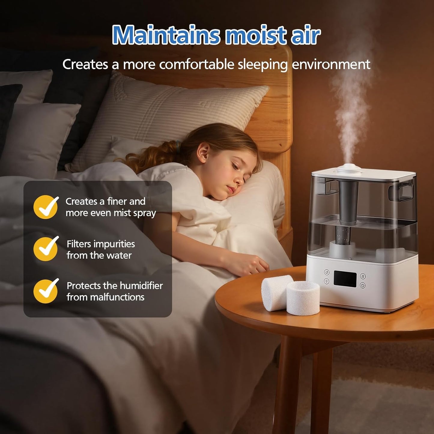 ShufudeJa Humidifier Replacement Filters - 30-Pack for LEVOIT Classic & Dual Series Models