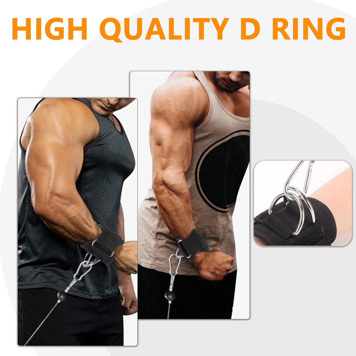 Weight Lifting Straps,Lifting Wrist Straps,Weight Straps,With D-Rings,Wrist Wraps for Weightlifting,for Men and Women for Cable Machines,Deadlifts,Snatches,Pull-Ups