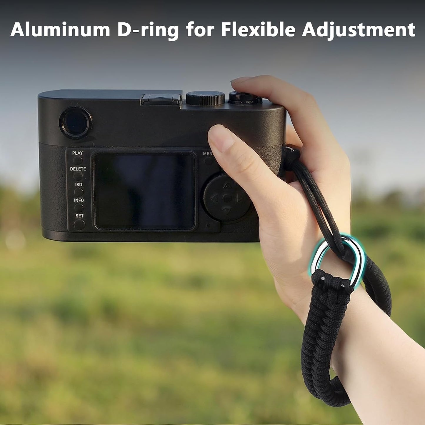 Universal Camera Wrist Strap - Braided Design for Safety