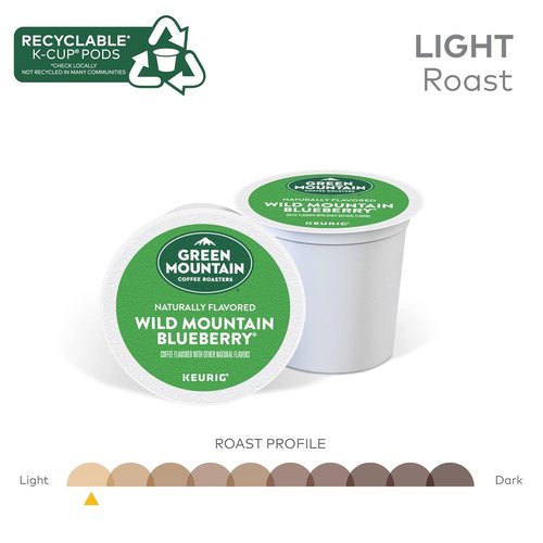 Green Mountain Coffee Roasters Wild Mountain Blueberry K-Cup Pods - Light Roast, 72 Count