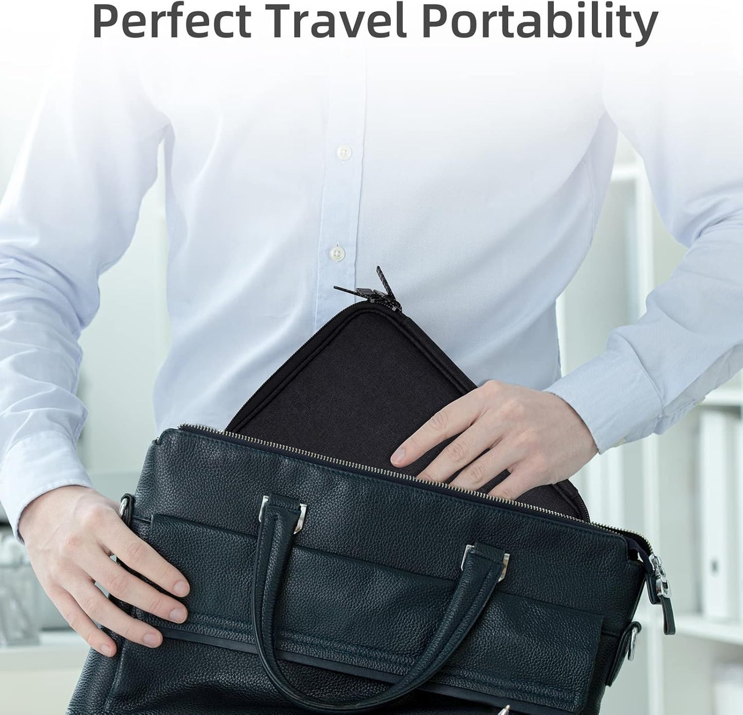 5 Electronics Organizer Travel Case Cord Cable Charger Organizer Bag Travel Accessories Essentials for Women Men Double
