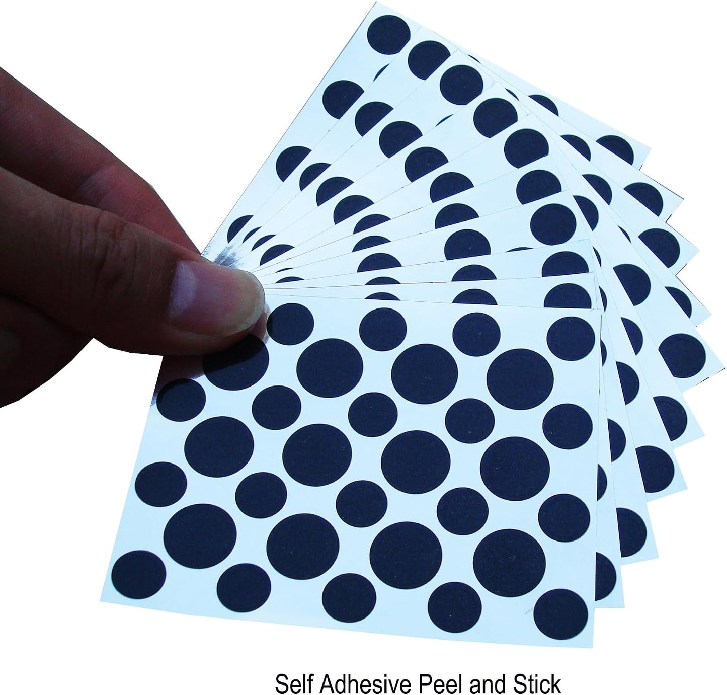 SICODA 10 Covers,1 20 0.25 inches 15 0.37 inches Sheets Original Webcam Dots Sheet of Stickers at Diameter, Stickers at