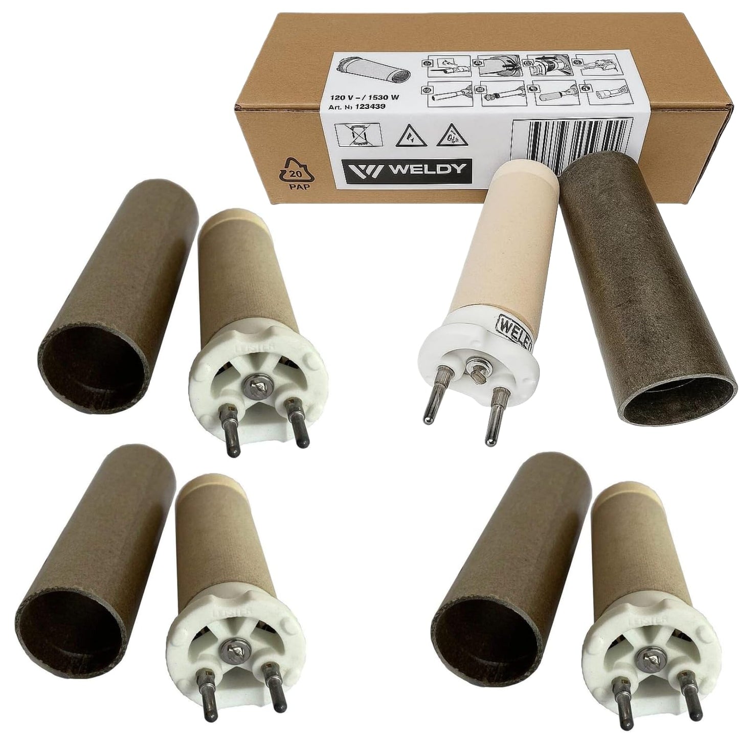 4pcs WELDY Hot Ar Gun Heating Element 120V, 1550W for WELDY HT1600 Kit Components(123.895)
