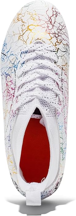 Boy Soccer Cleats Big Kids Soccer Shoes Professional Soccer Cleats Shoes,Unisex Soccer Sneakers for Little Kids Athletic