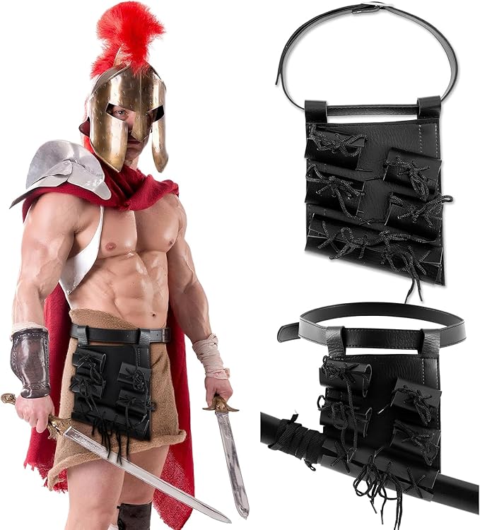 Patelai Sword Bag Adjustable Carry Case Katana Leather Strap Belt Holster for Cosplay Anime Costume