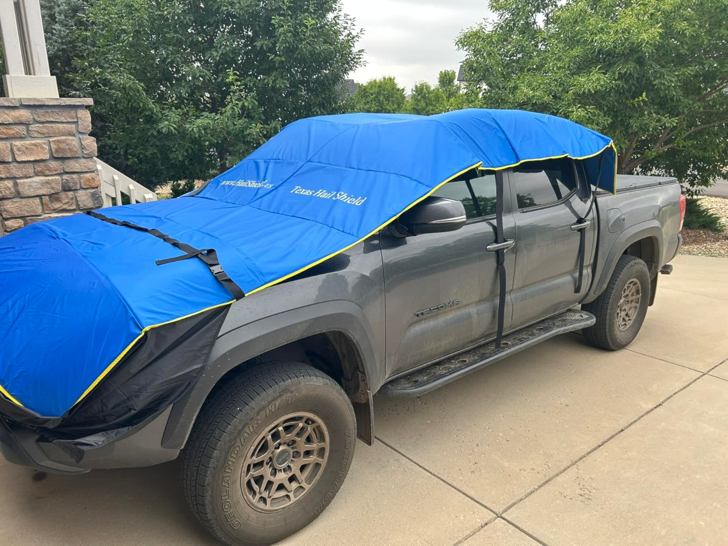 Texas Hail Shield B/Rapid Ready for 4D Midsize Pickup Trucks Against Large Hail (F-150 or Similar), US & China Patents, Setup in 2 min, 2,000+Users in the US, Amazon's Professional Grade Protection