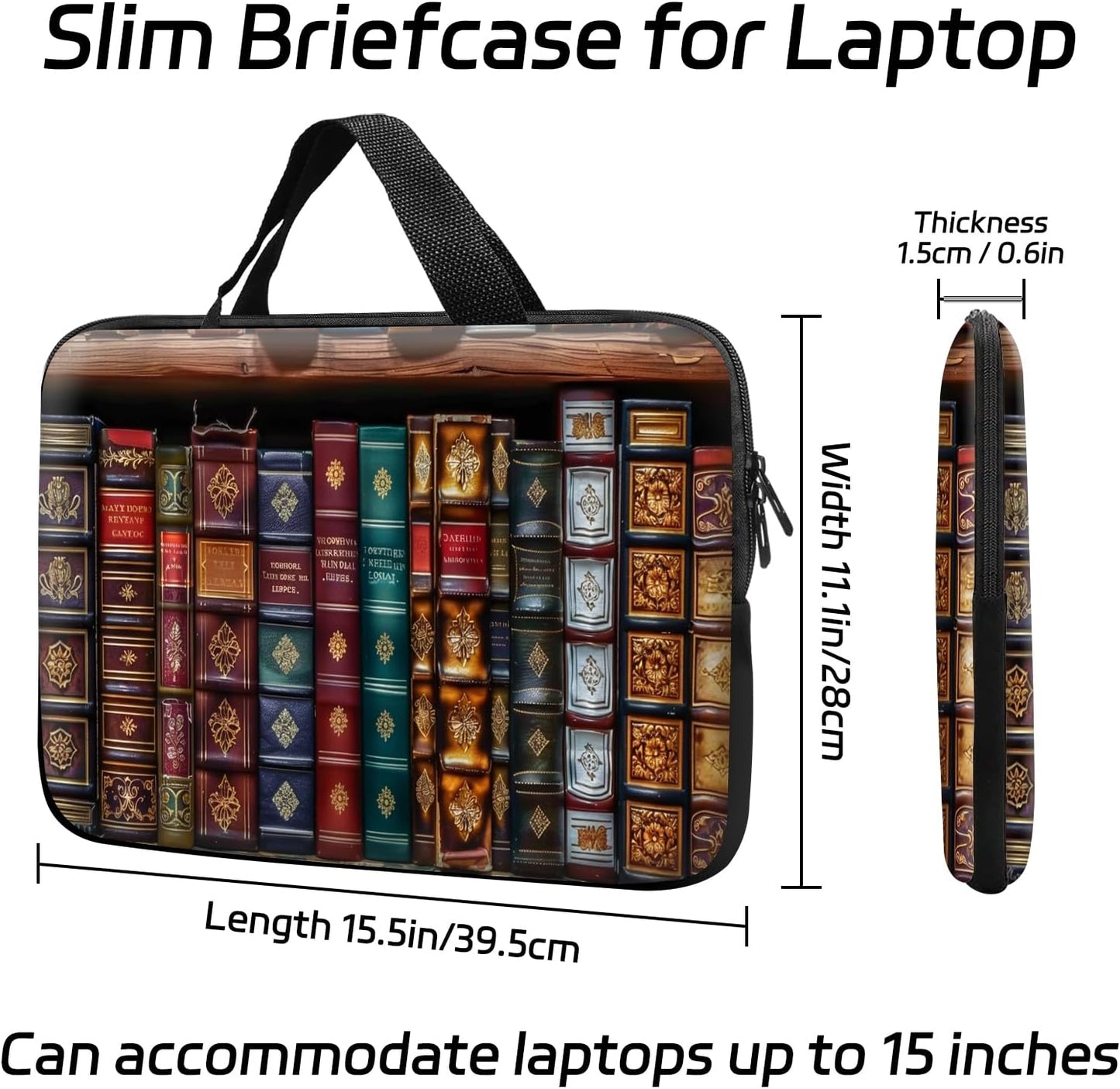 WZCJDHMJ 14 15 15.4 15.6 inch Laptop Handle Bag Computer Bag, Pouch Holder Notebook Sleeve Cover Soft Case Compatible