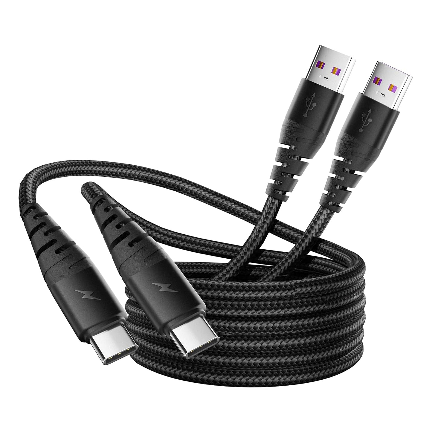 Generic 2-Pack USB A to USB C Cable Fast Charging Cable
