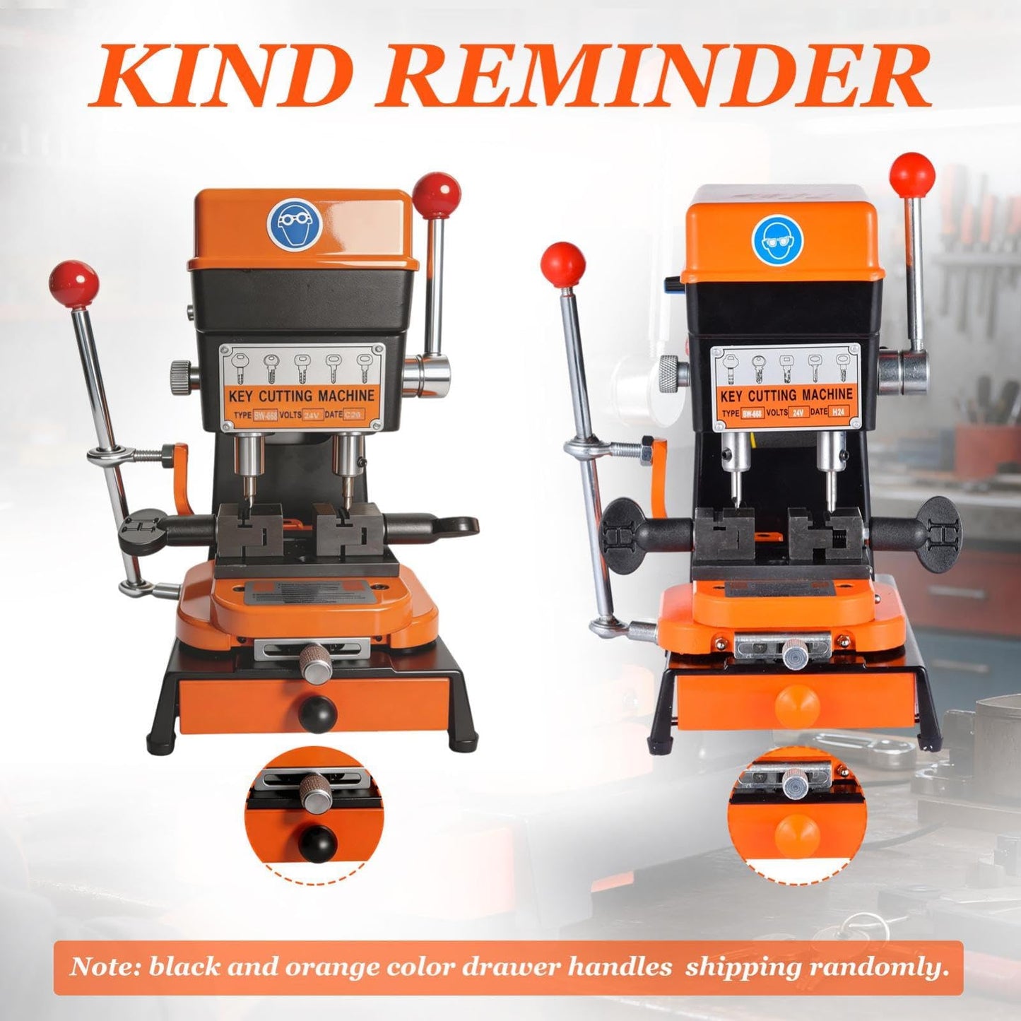 180W Horizontal Automatic Keys Duplicator, 110V Hardware Cutter Machine for Cut Metal Parts, Commercial Cutting Machine, for Hardware Stores, Hotels