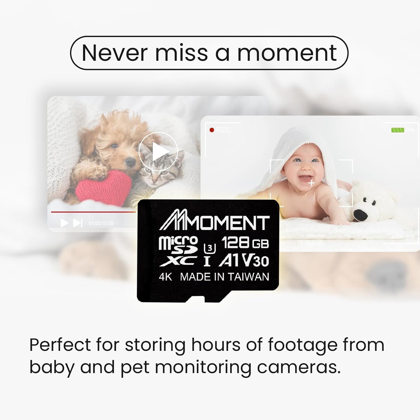 MMOMENT 128GB MM13 A1, U3, V30, 10 100 40 Micro SDXC Card, Jolly, UHS-I, Class Compatible, Read Speed Up to MB/s,Write