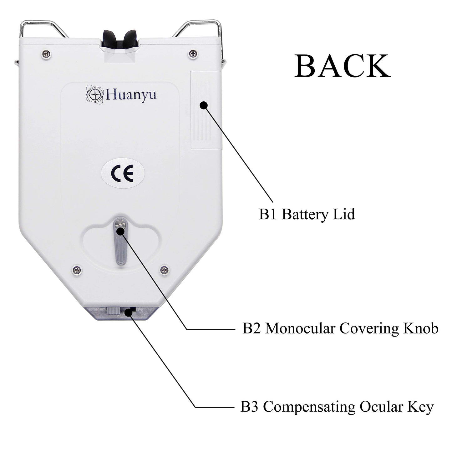 Huanyu Optical Digital Pupilometer 45-82mm PD Meter+70-130℃ Frame Warmer Eyeglass Frame Heater