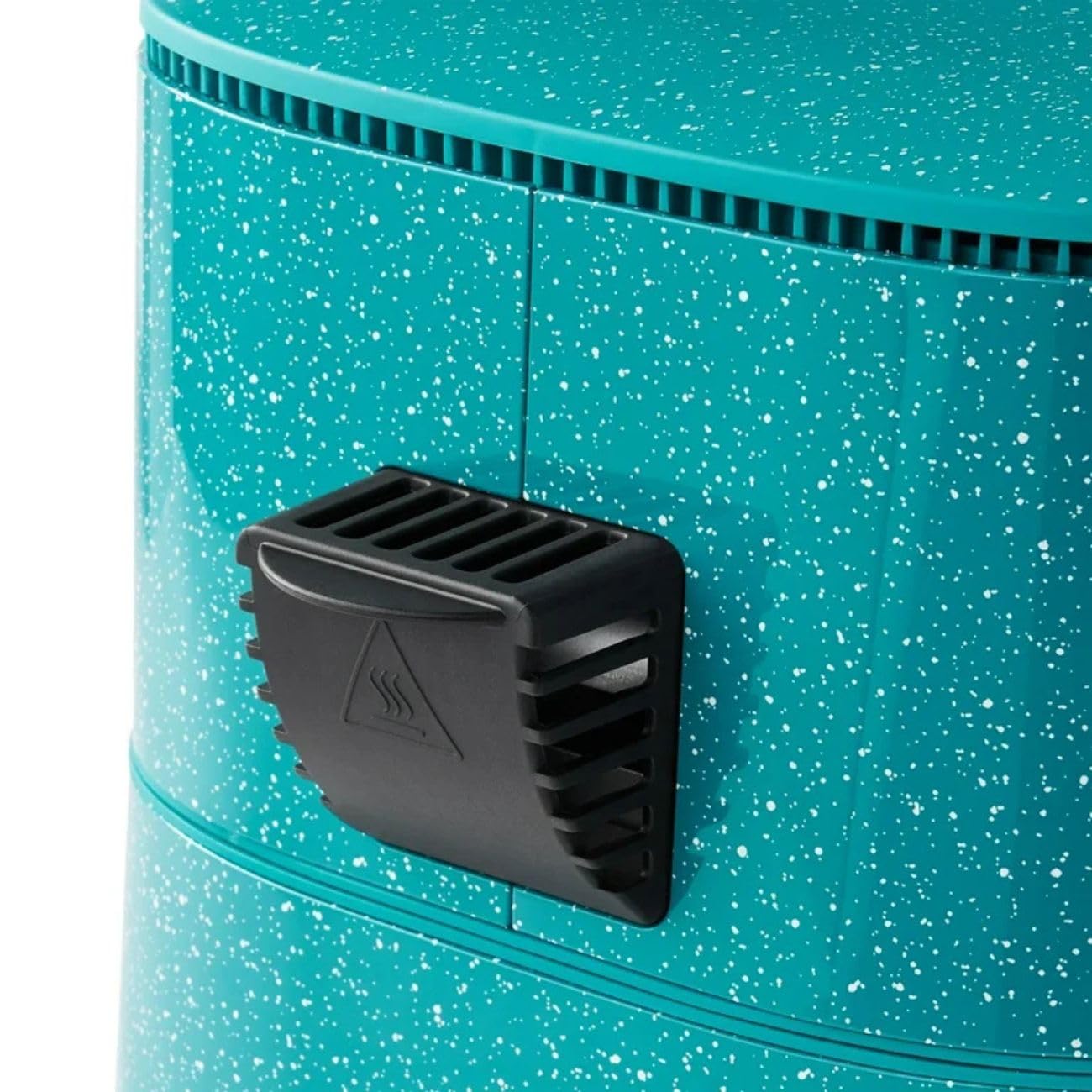 P. W. 5.8 Qt Digital Air Fryer, Touchscreen with Window, Nonstick Basket, 1500W, 6 Smart Cooking Functions, Energy Efficient (Teal)