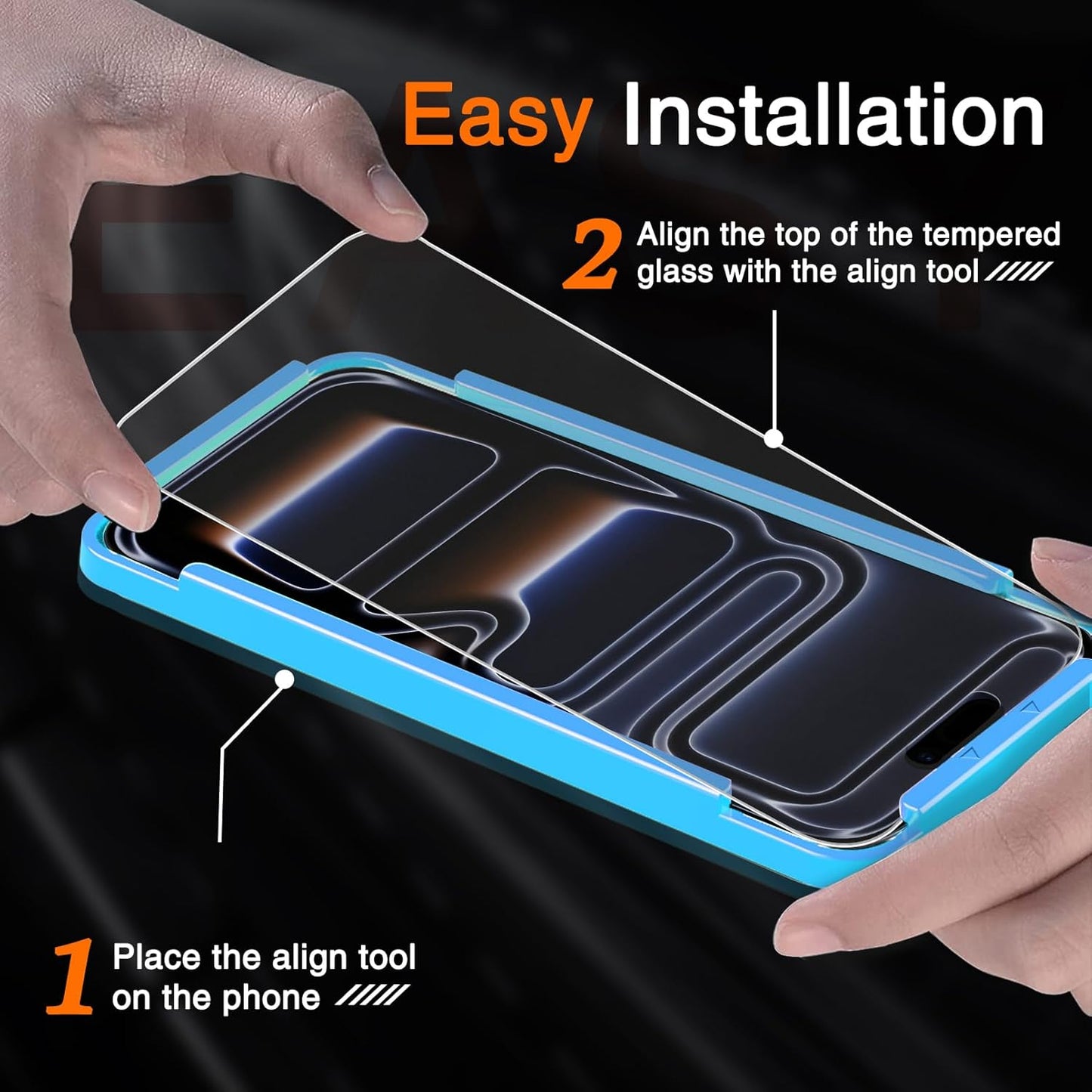 3 Pack 17 Milomdoi Matte Screen Protector for iPhone Pro [Phone Case Friendly] Tempered Glass Accessories Film