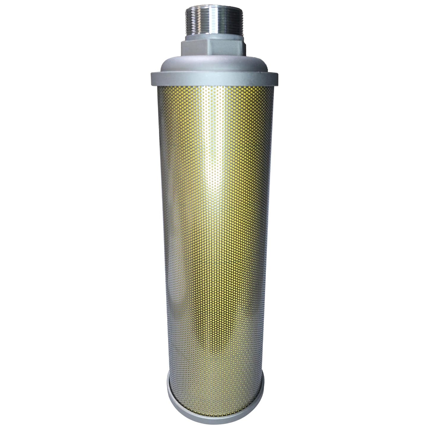 Industrial Air Compressor Muffler, NPT Threaded, Single Chamber 145 PSI, Replacement Part for Compressor Dryers, Compressed Air Equipment and Pneumatic Systems (XY-20 2")