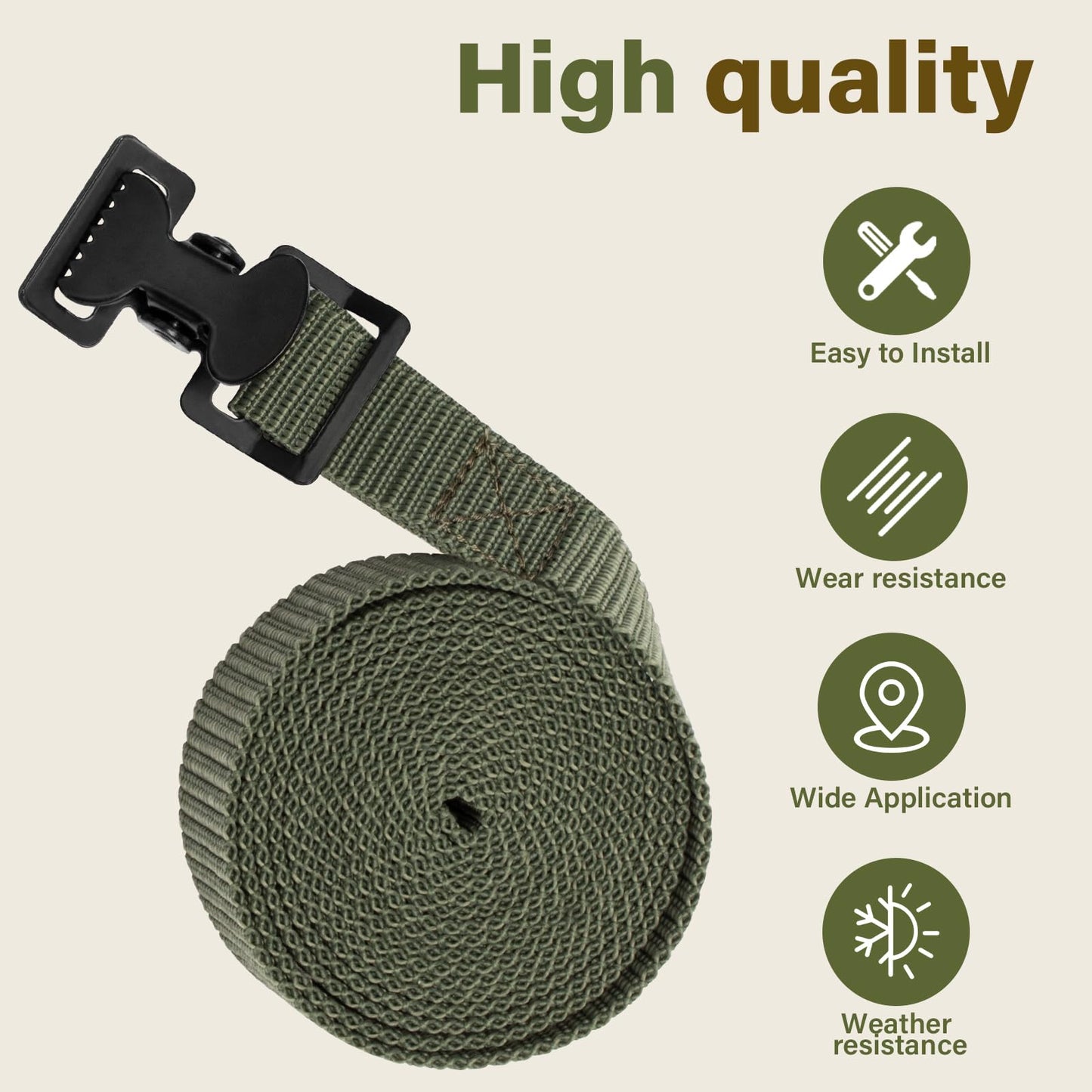 Trdzi Treestands Utility Straps for Summit Tree Stand, Pair of Climbing Stand Stabilizer Strap for Summit Openshot Climber, Viper Tree Stand