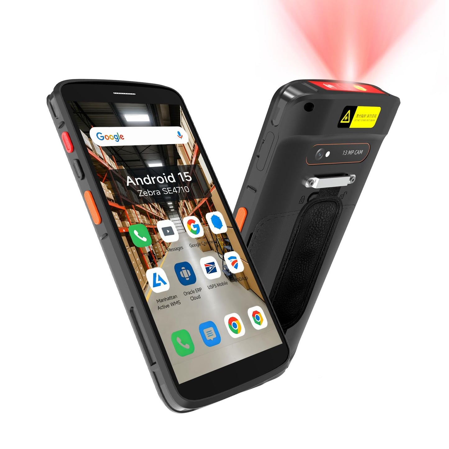Arrvel Android 15 Barcode Scanner F2, Handheld PDA w/Zebra SE4710 Scan Engine, 6 Inch Touchscreen Industrial Mobile Computer, IP67 Data Terminal Inventory Scanner for Warehouse Logistics Management
