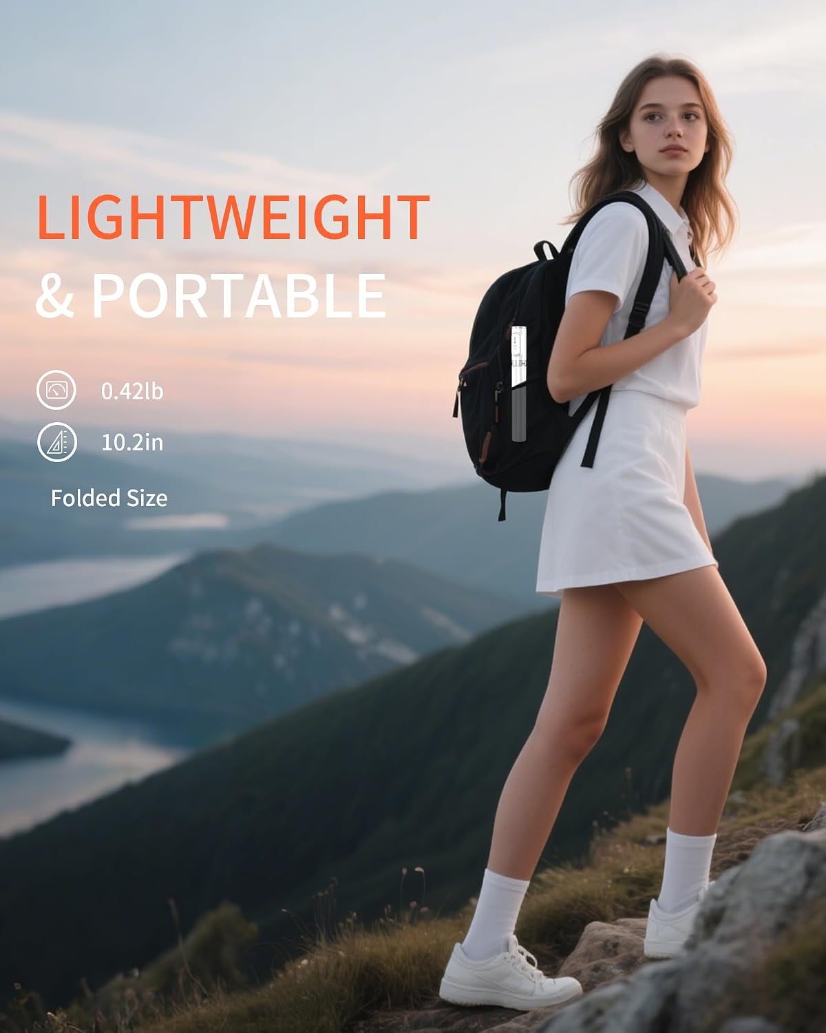 ACKIMA Selfie Stick Tripod - Tripod for iPhone with Remote, Lightweight Phone Stand for Android, Extendable Phone