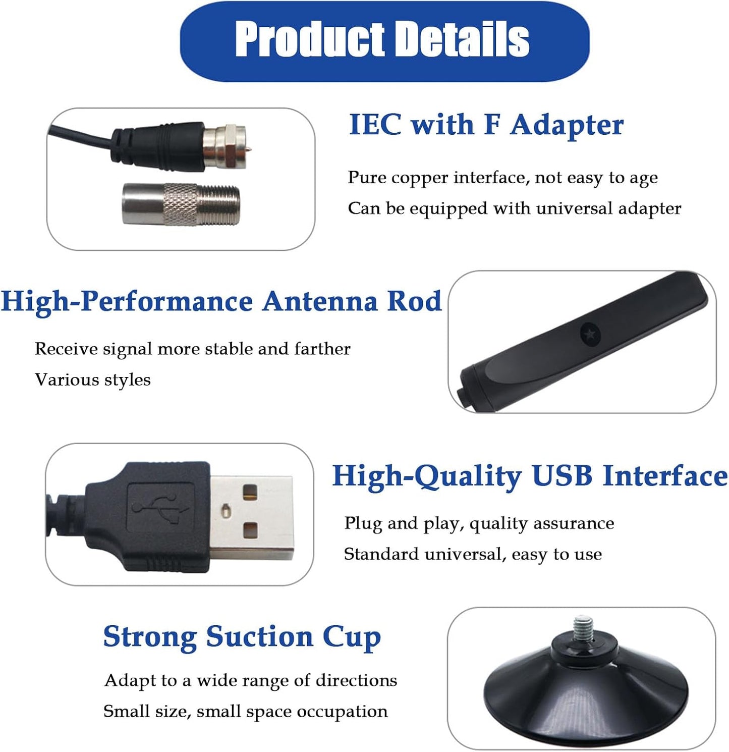 Generic 2025 Wave Max TV Antenna