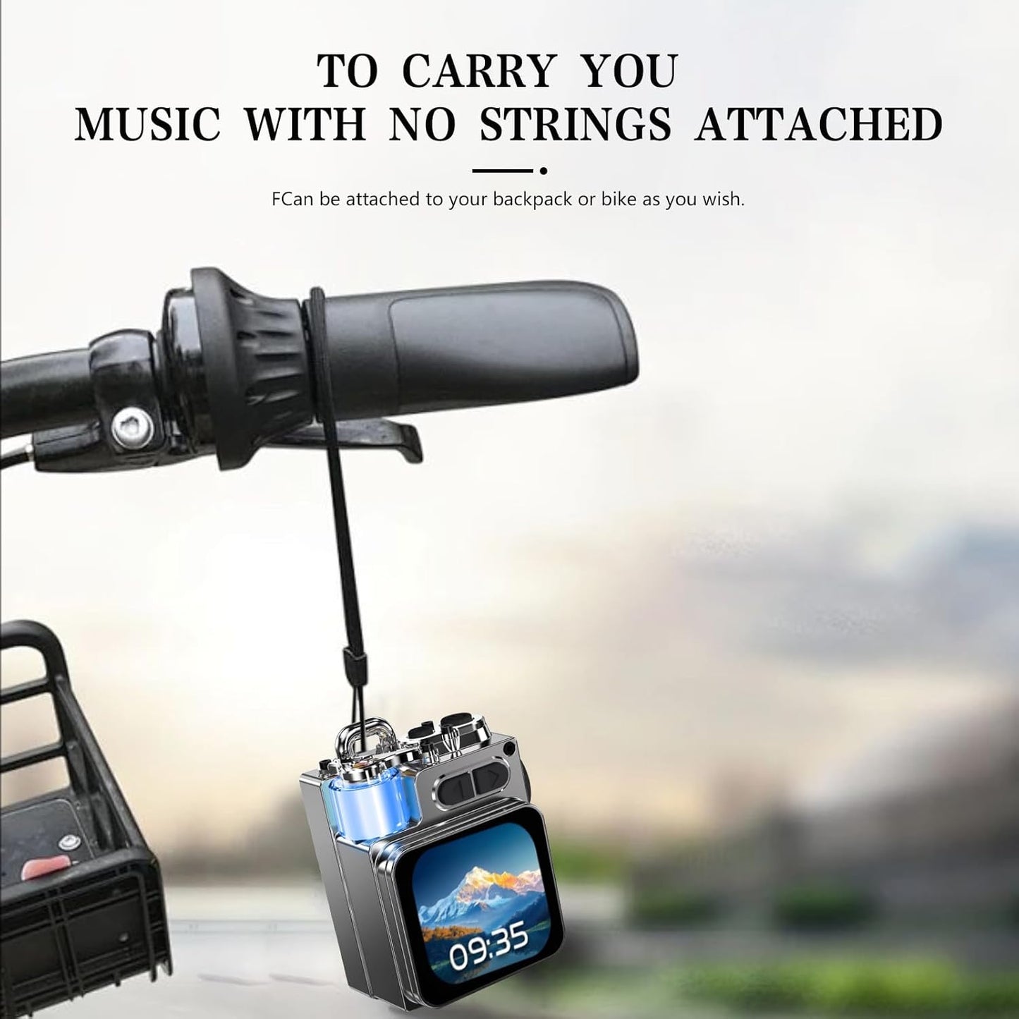 bosta Portable Bluetooth Speaker with Touch Screen, Wireless Stereo Pairing, Wild Mini Rugged Travel Outdoor Speaker