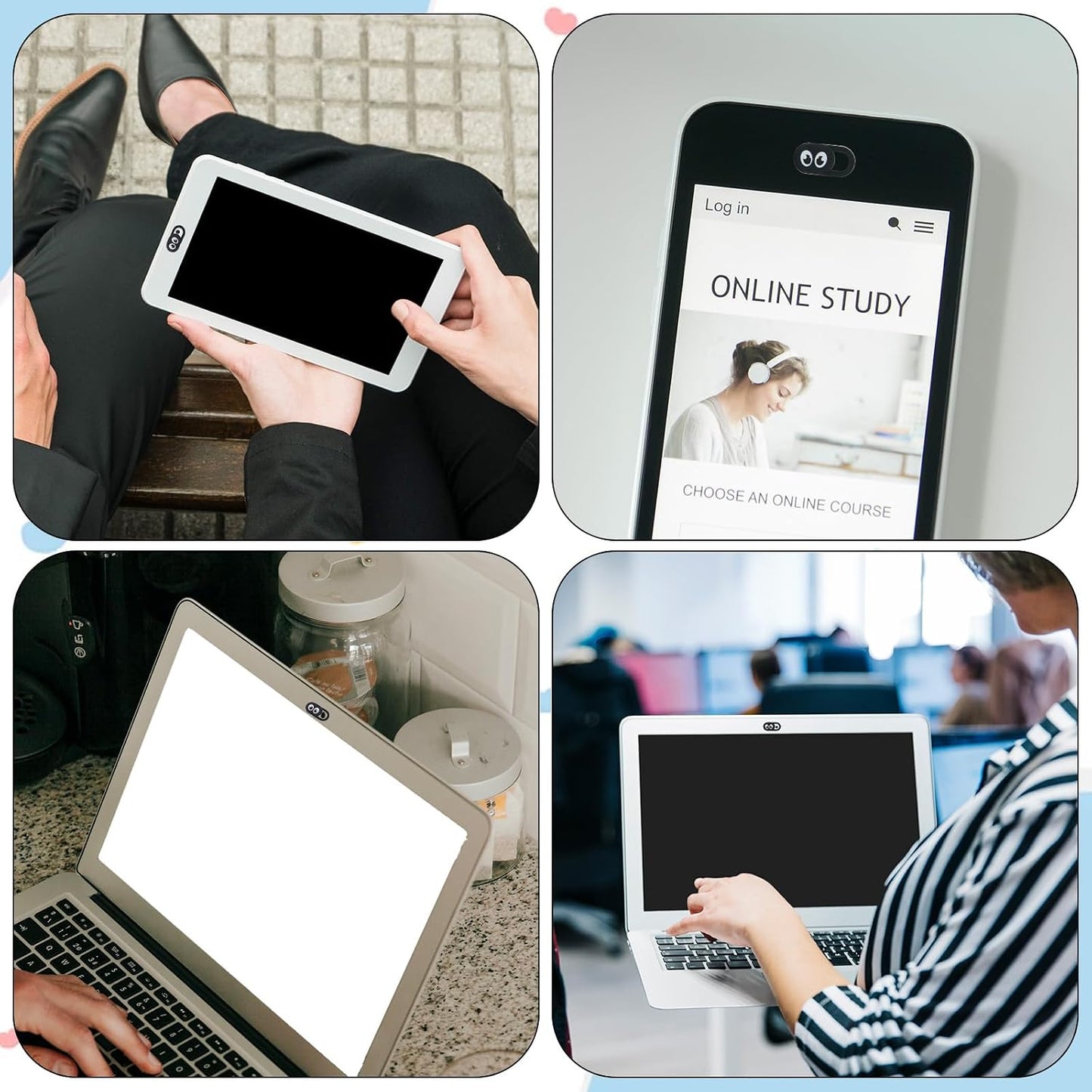 YQQYG 10 Pcs Laptop Camera Cover Slide, Webcam Cover Slide, Laptop Camera Cover Slide Thin, Cell Phone Camera Cover