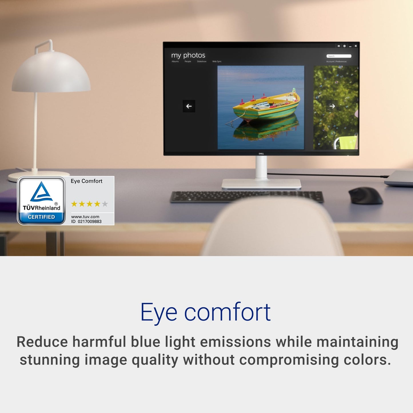 Dell 27 Plus Monitor - S2725HSM - 27-inch FHD (1920x1080) 144Hz 1ms Display, 2 x 3W Speakers, HDMI Connectivity, Height/Tilt/Pivot/Swivel Adjustability, AMD FreeSync - Ash White