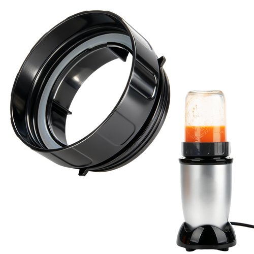 Adapter for Magic Bullet Blender And Ball Wide-Mouth Mason Jar - Blend Directly in a Mason Jar Replace Plastic Cup-Accessory for 250 Watt Magic Bullet Blender