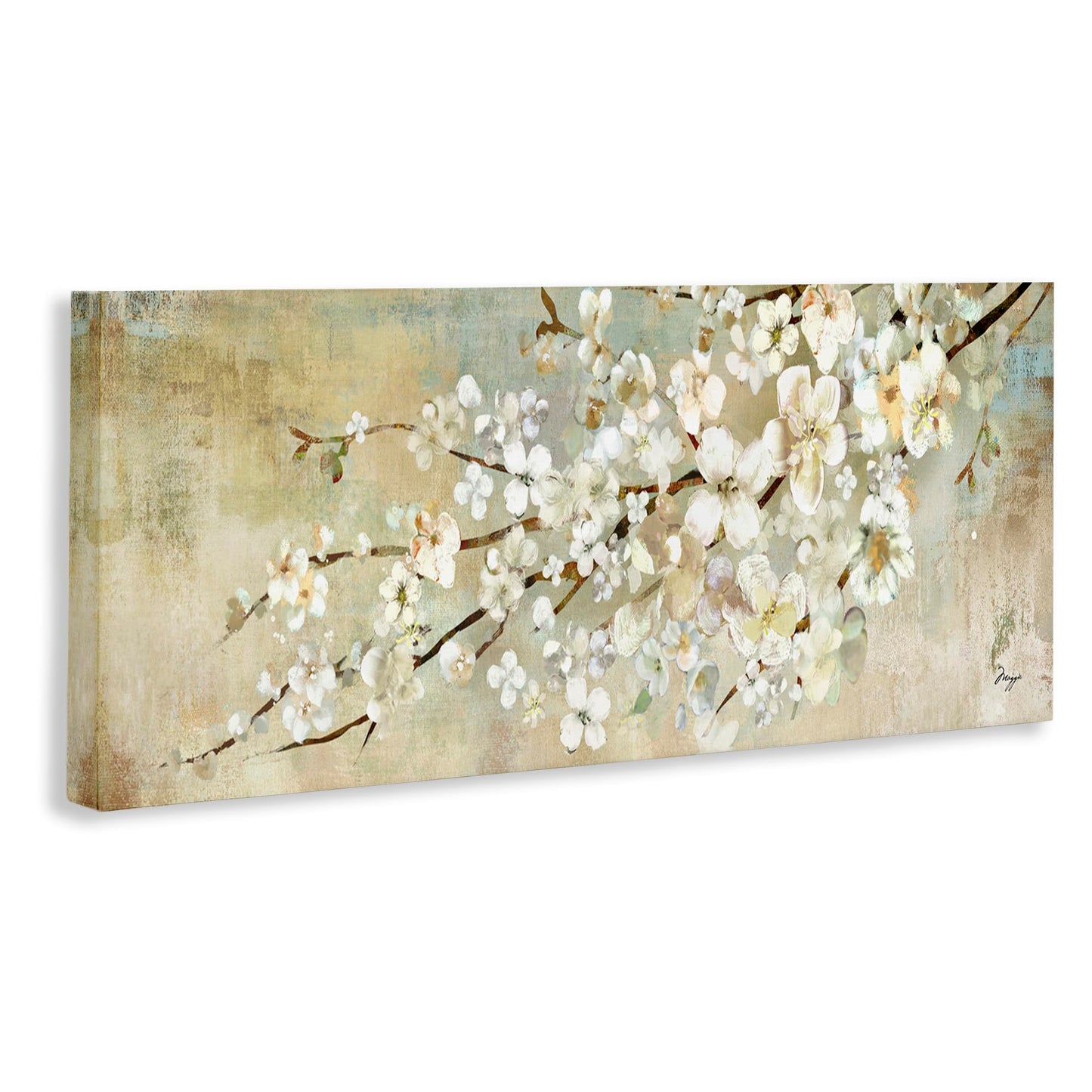 Stupell Industries 'Blooming Flower Tree Branch Painting'| Canvas Art