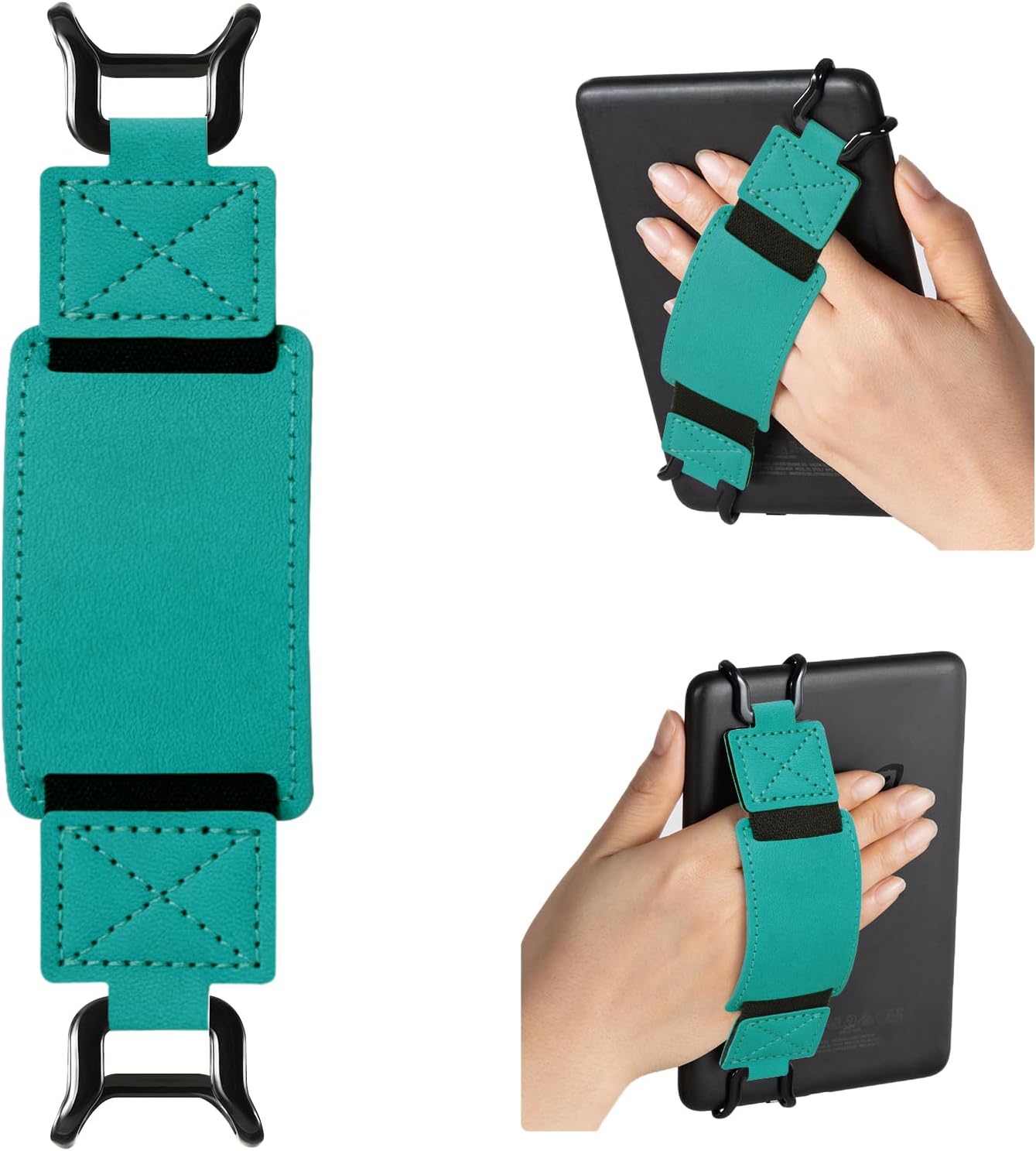 CoBak 6-7.5" Secure Hand Strap for Kindle and Tablets - Versatile and Lightweight Finger Grip Holder for Kindle