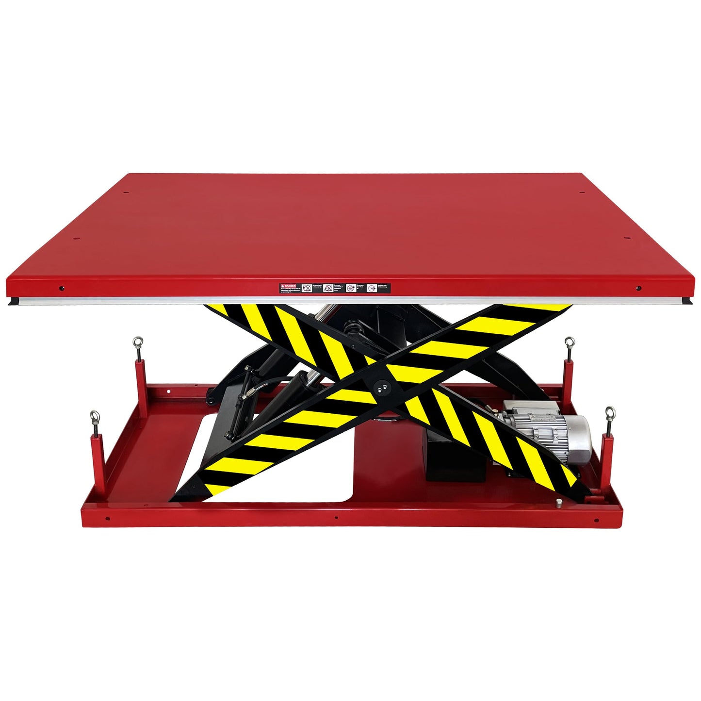 PAKE Electric Hydraulic Scissor Lift Table, 5,000 lb. Capacity, 72" x 48" Platform, 36.25" Lifting Height